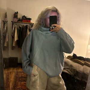 Cozy Baby Blue Sweater